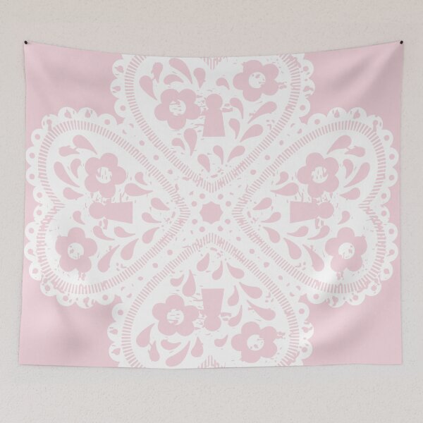 Item preview, pastel pink love padlock lace designed and sold by storieslanguage.
