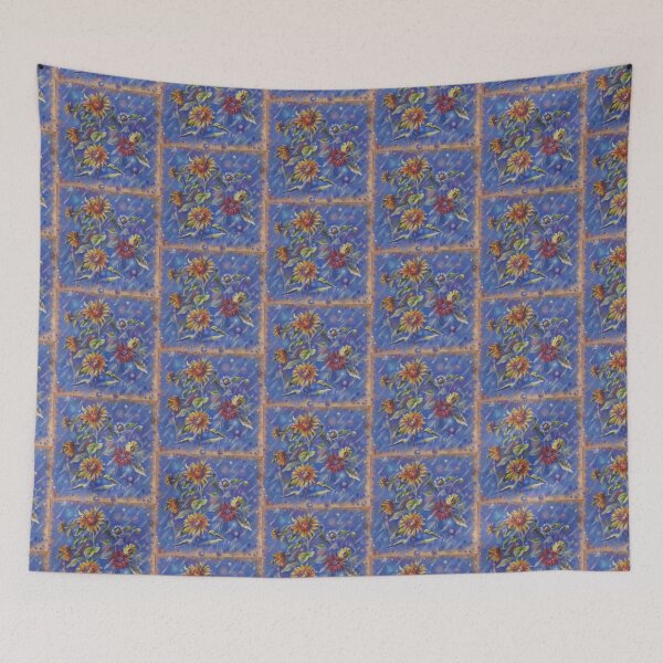 Item preview, Summer Rain Sunflowers - bright flowers warm rain designed and sold by LittleLiz.