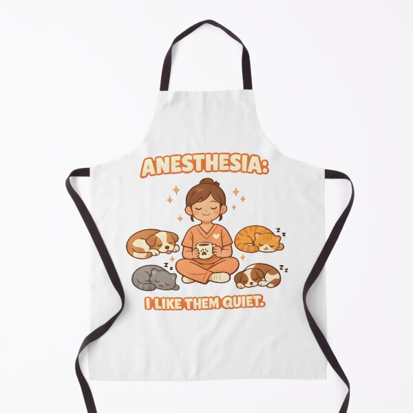 Item preview, Anesthesia: I Like Them Quiet – Funny Veterinary Anesthesiology Design designed and sold by Bettybee00.