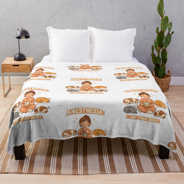 Item preview, Anesthesia: I Like Them Quiet – Funny Veterinary Anesthesiology Design designed and sold by Bettybee00.