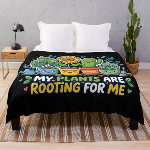 Item preview, My Plants Are Rooting For Me – Funny Gardener Plant Lover Design designed and sold by OlizaPrint.