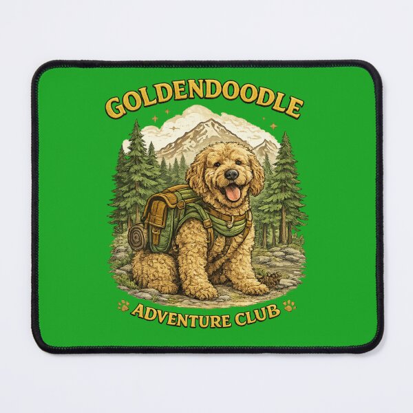 Item preview, Goldendoodle Adventure Club Hiking Dog Lover Design designed and sold by Tender Flower Clothing.