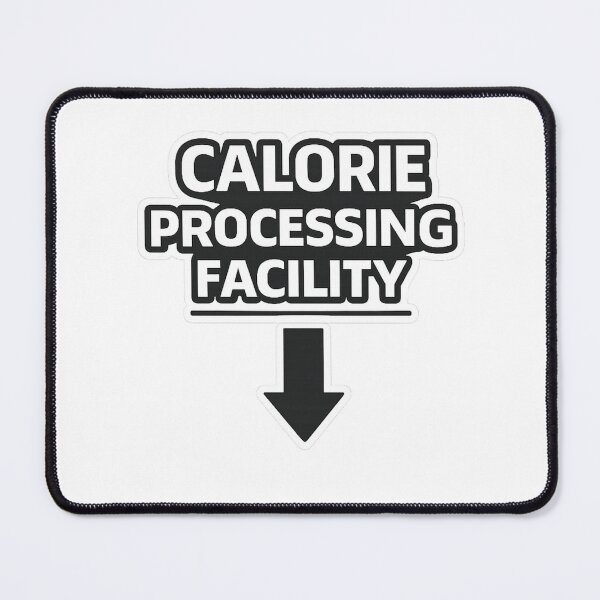 Item preview, Calorie Processing Facility – Funny Industrial Food Sticker & Shirt designed and sold by Timeless Junction.