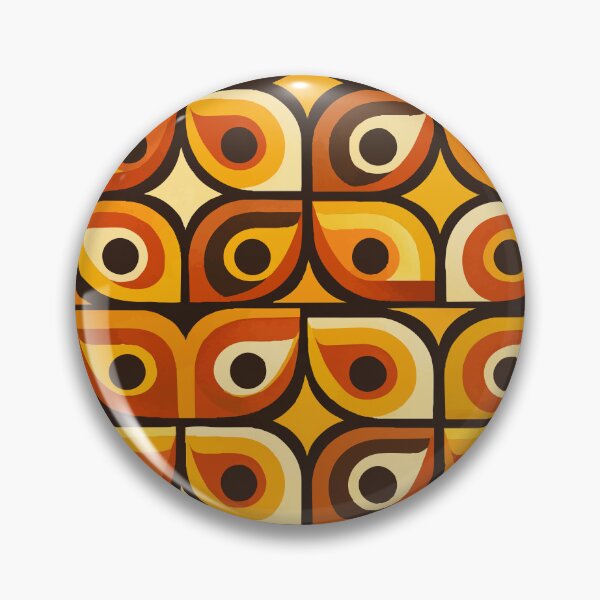 Item preview, Retro 70s Geometric Sunburst Pattern designed and sold by Far Out Goods.