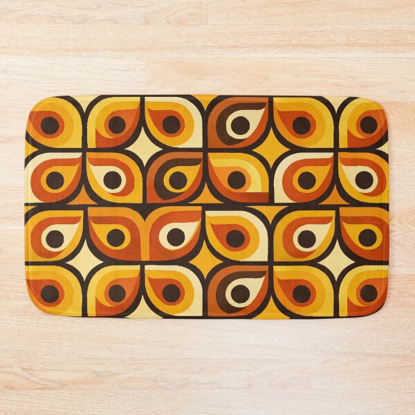 Item preview, Retro 70s Geometric Sunburst Pattern designed and sold by Far Out Goods.