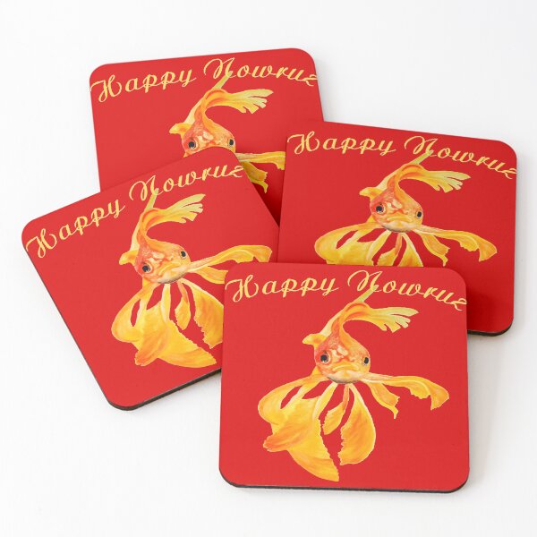 Item preview, Happy Nowruz Persian New Year Goldfish Isolated designed and sold by taiche.