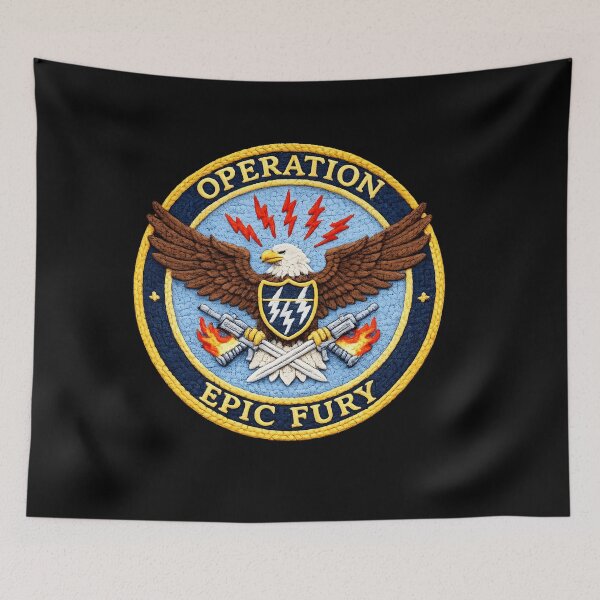 Item preview, Operation Epic Fury US Eagle Epic Fury Force Men Women designed and sold by RDGNR.