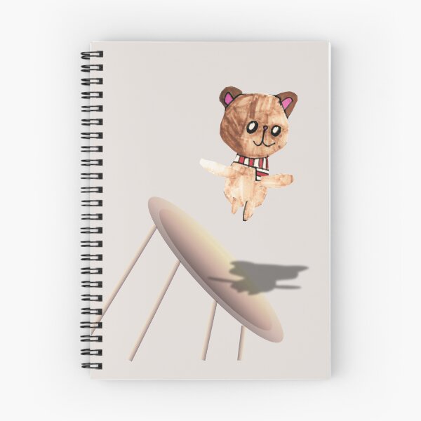 Item preview, Jumping Bear Illustration designed and sold by nimbfeja.