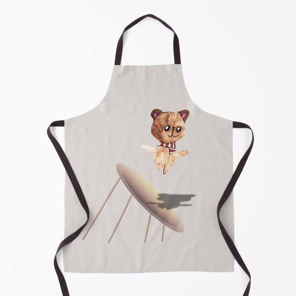 Item preview, Jumping Bear Illustration designed and sold by nimbfeja.