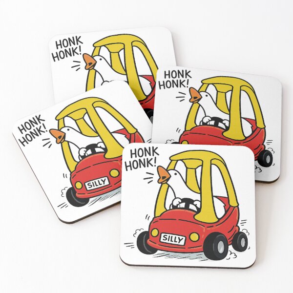 Item preview, Certified Silly Goose Driving a Car | Honk Honk Funny Meme Sticker | Goose Car Design designed and sold by Mahmoud Salah.