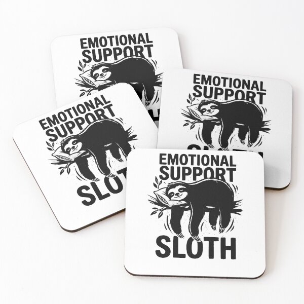 Item preview, Funny Sloth design Emotional Support Sloth design, Cute Sloth Lover Gift Idea, Lazy Animal Humor Graphic Tee designed and sold by AsturShop.