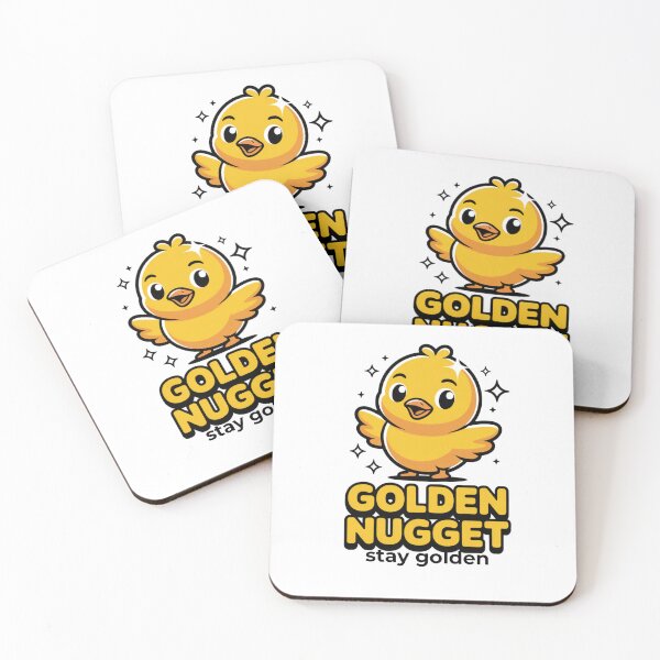 Item preview, Golden Nugget Cute Chick Shirt, Stay Golden Funny Nugget Lover T-Shirt, Kawaii Chicken Mascot Tee designed and sold by loccotown168.