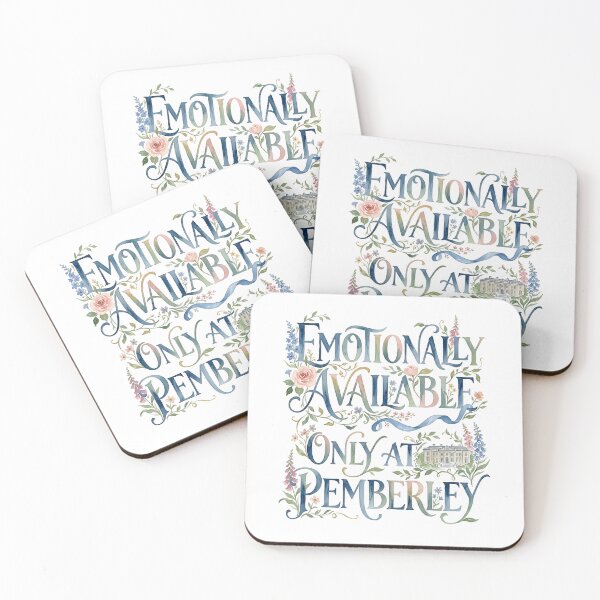 Item preview, Emotionally Available Only At Pemberley Vintage Pride And Prejudice designed and sold by Fenay Designs.