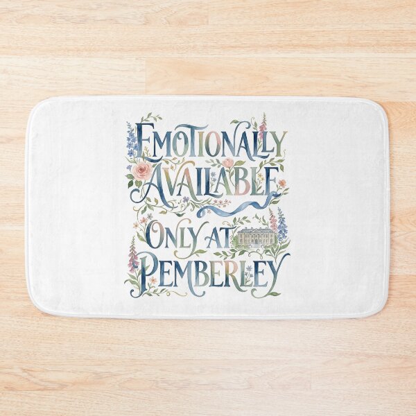 Item preview, Emotionally Available Only At Pemberley Vintage Pride And Prejudice designed and sold by Fenay Designs.