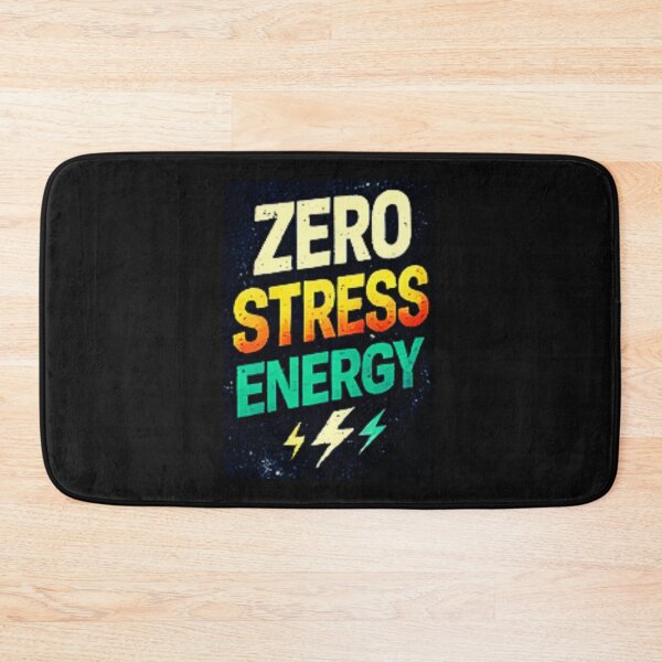 Item preview, Zero Stress Energy – Minimal Urban Wellness Tee designed and sold by Mosogoloso.