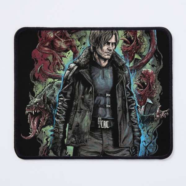 Item preview, Leon Kennedy RE9 Alligator Snapper Pistol Survival Terror Portrait designed and sold by Senpaiwaves.