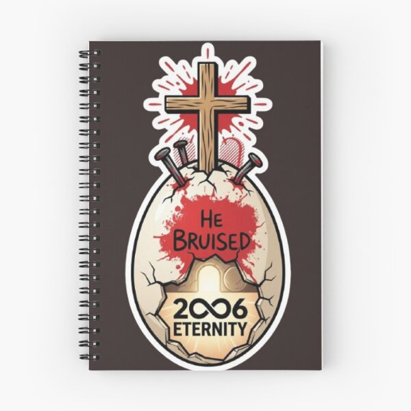 Item preview, He Bruised 2006 Eternity Easter Religious Vintage Christian Design Egg designed and sold by BlackAndBrown.