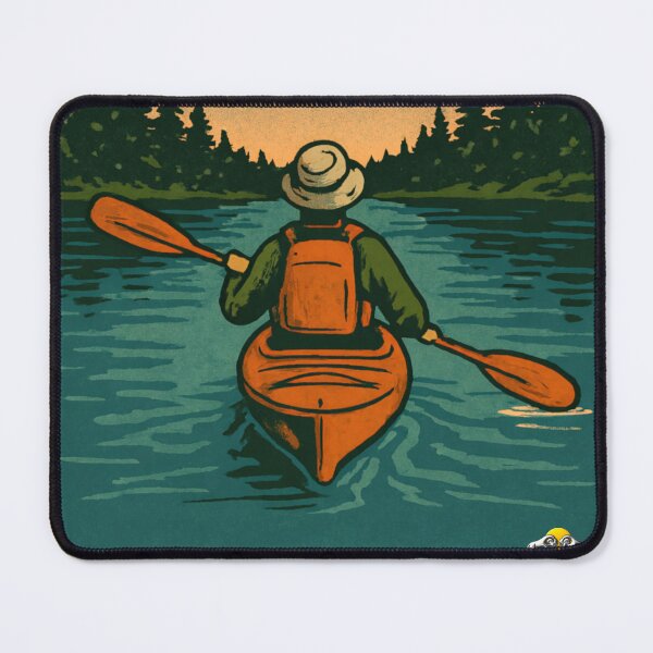 Item preview, Kayaking Adventure Journal with Nature Scene designed and sold by NOMISKISAW.