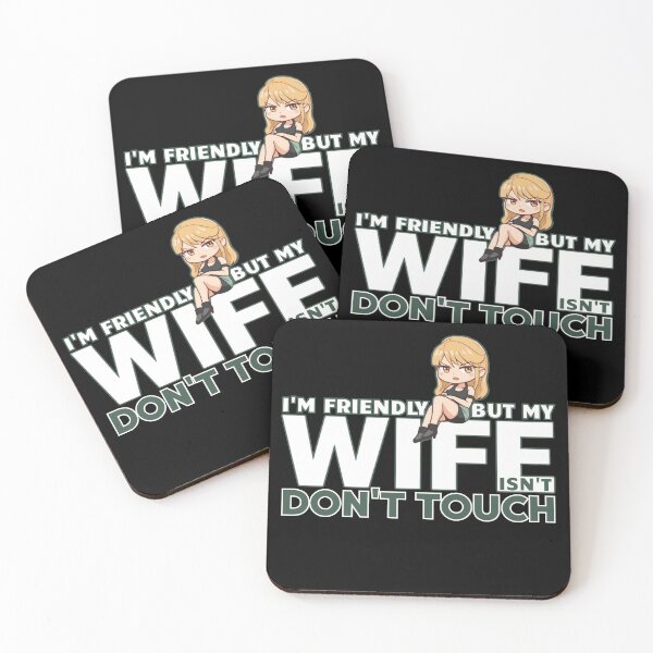 Item preview, I’m Friendly But My Wife Isn’t Don't Touch | Funny Mini Wife Graphic designed and sold by PROPera-design.