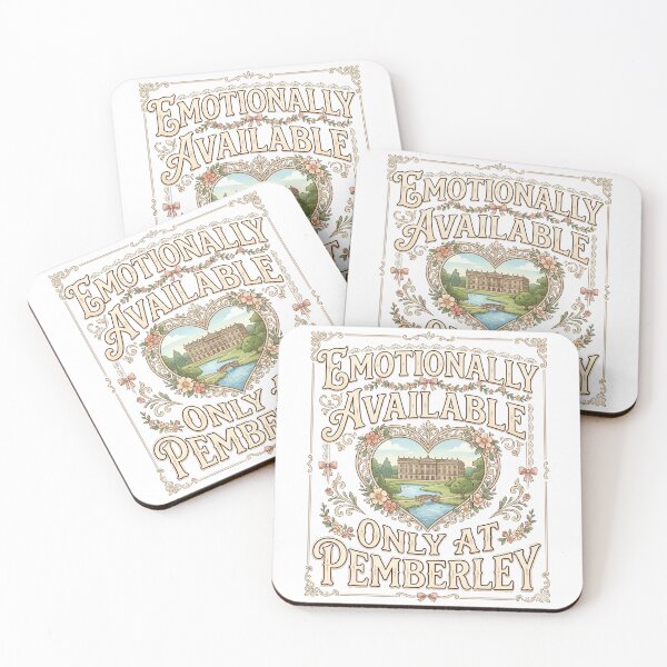 Item preview, Emotionally Available Only At Pemberley Ornate Vintage Pride And Prejudice designed and sold by Fenay Designs.