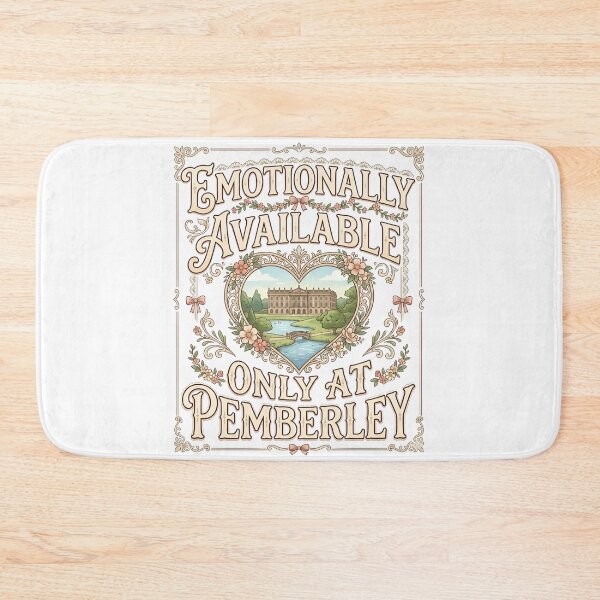 Item preview, Emotionally Available Only At Pemberley Ornate Vintage Pride And Prejudice designed and sold by Fenay Designs.