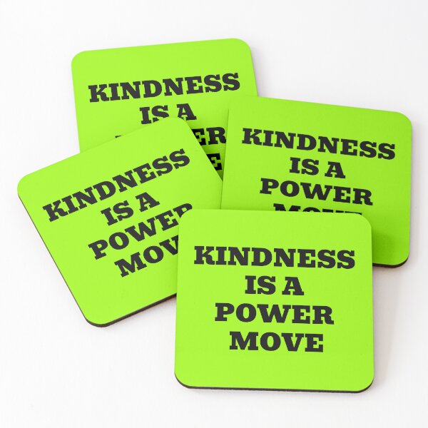 Item preview, Kindness Is A Power Move – Bold Inspirational Quote designed and sold by WakeNBake-Tees.
