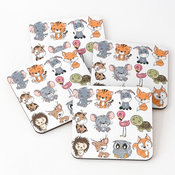 Item preview, Huge Cute Animal Pack - 12 Adorable Baby Safari and Forest Animals designed and sold by LYAN-STORE.
