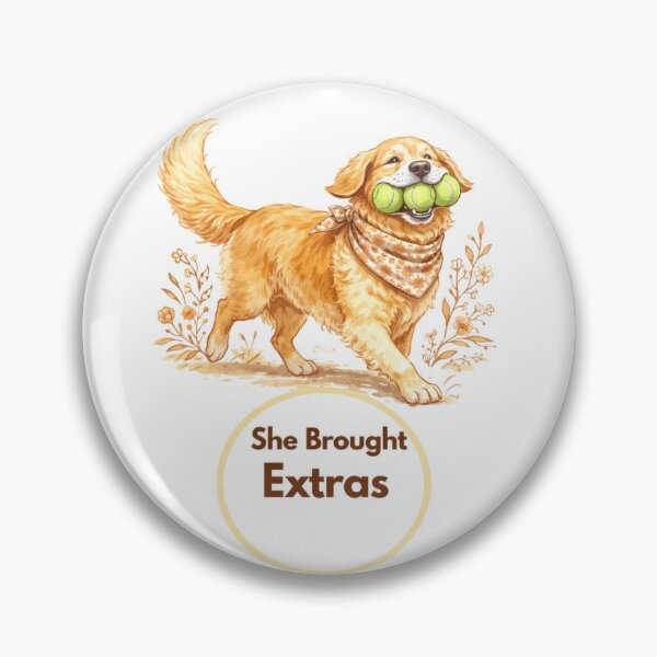 Item preview, She Brought Extras — Golden Retriever Mom Shirt — Boho Floral — Dog Mom Gift designed and sold by PawMuse Studio.