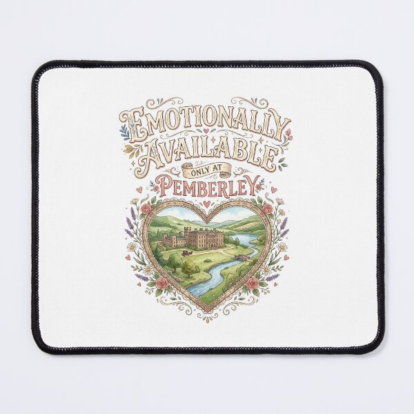Item preview, Emotionally Available Only At Pemberley Watercolor Pride And Prejudice designed and sold by Fenay Designs.