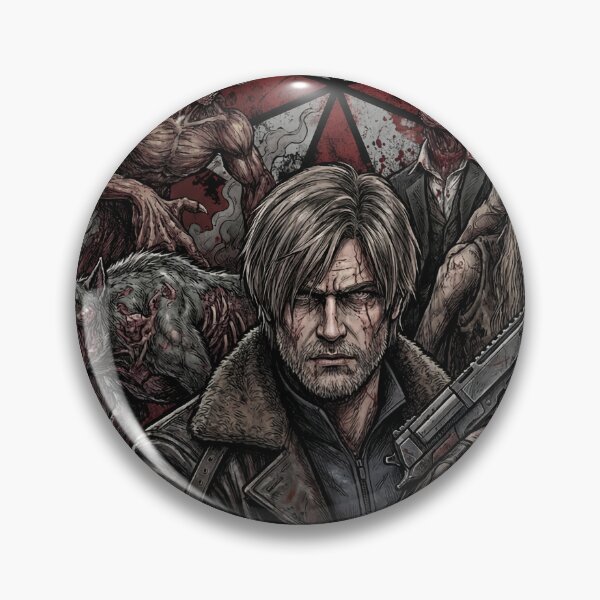 Item preview, RE Requiem Leon S Kennedy High Kick Zombie Horde Design designed and sold by Senpaiwaves.