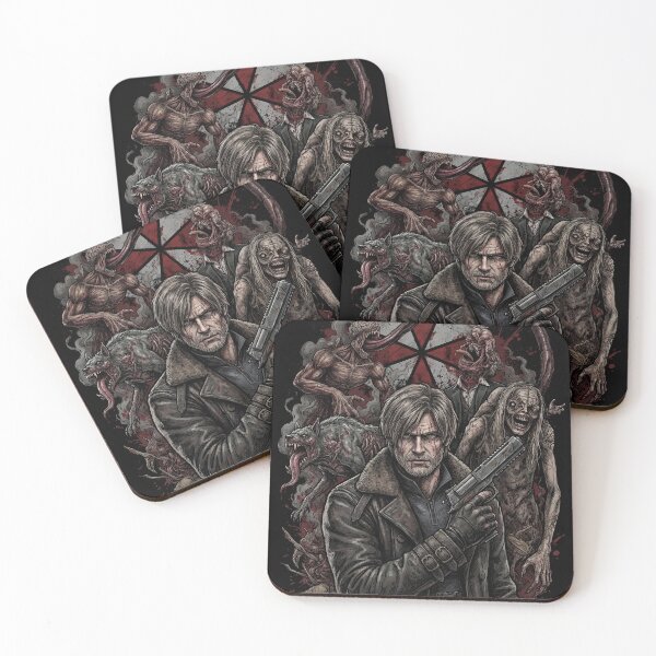 Item preview, RE Requiem Leon S Kennedy High Kick Zombie Horde Design designed and sold by Senpaiwaves.