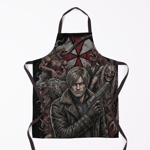 Item preview, RE Requiem Leon S Kennedy High Kick Zombie Horde Design designed and sold by Senpaiwaves.