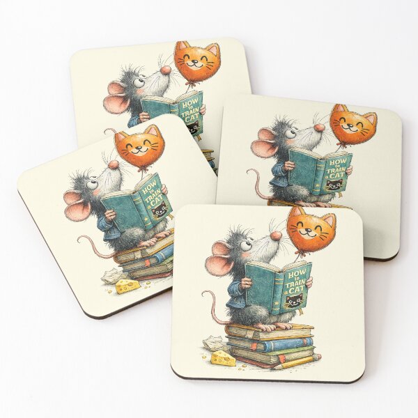 Item preview,  Funny mouse is training a Cat.  designed and sold by Natart1004.