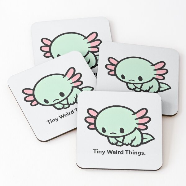 Item preview, Sad Mint Axolotl Animals Cute Axolotl designed and sold by SplashTastic.
