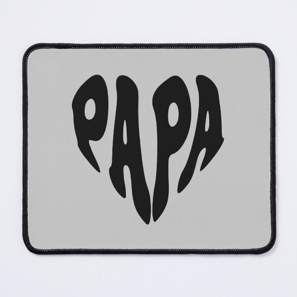 Item preview, Papa Retro Groovy Heart Shaped Family designed and sold by WAMTEES.