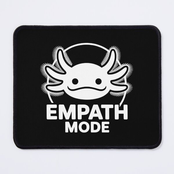 Item preview, Empath Mode Axolotl Mental Health Minimalist Vector designed and sold by SplashTastic.