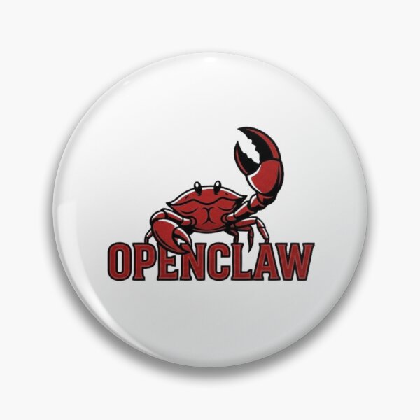 Item preview, OpenClaw AI Crab Sticker – Artificial Intelligence Developer Design designed and sold by Conviction studio.
