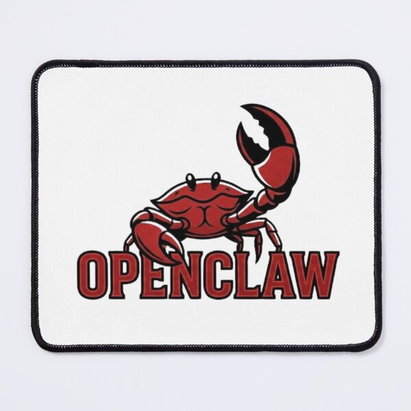 Item preview, OpenClaw AI Crab Sticker – Artificial Intelligence Developer Design designed and sold by Conviction studio.