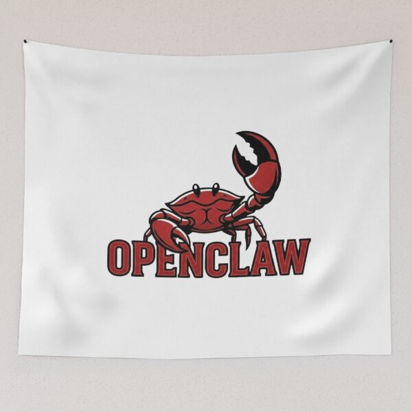 Item preview, OpenClaw AI Crab Sticker – Artificial Intelligence Developer Design designed and sold by Conviction studio.