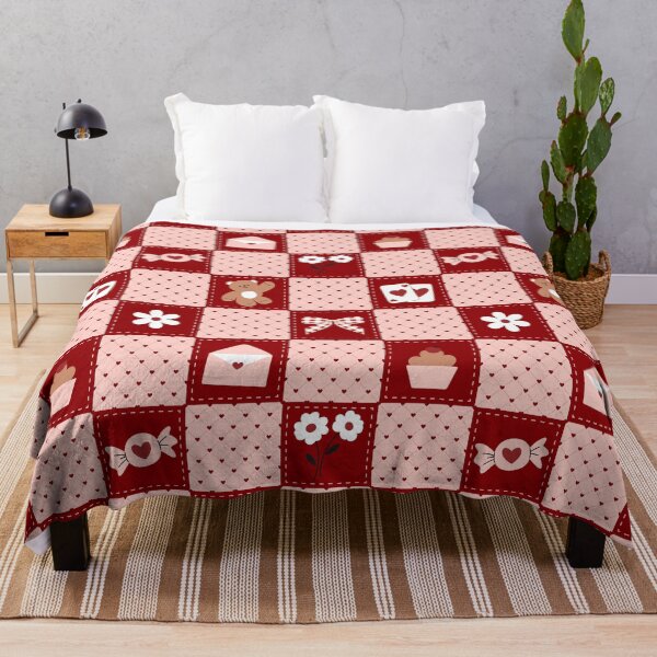 Item preview, Valentine Patchwork Seamless Pattern, Cute Teddy Bear Heart Quilt Repeat Print, Coquette Cottagecore Romantic Fabric Design for Baby Shower designed and sold by FRH Design ⭐⭐⭐⭐⭐.