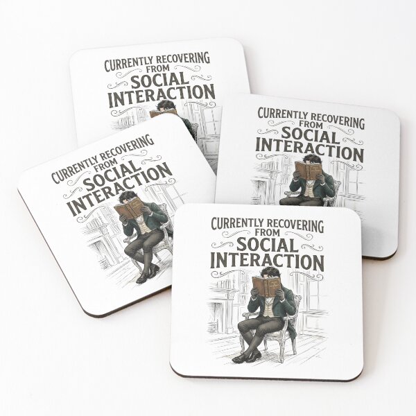 Item preview, Currently Recovering From Social Interaction Reader Pride And Prejudice designed and sold by Fenay Designs.
