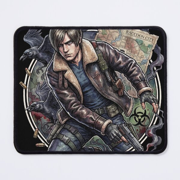 Item preview, Resident Evil 9 Leon Kennedy DSO Operative Full Throttle Grunge designed and sold by Senpaiwaves.