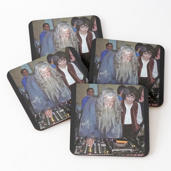 Item preview, Gandalf DJ with Frodo designed and sold by LittleNhutton.