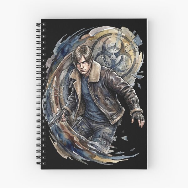 Item preview, RE9 Leon Kennedy, héroe veterano, diseño de supervivencia con motosierra designed and sold by Senpaiwaves.
