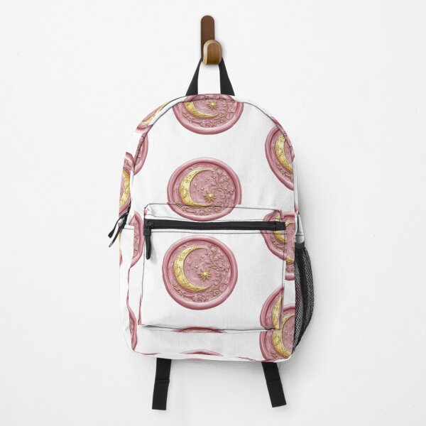 Item preview, Aesthetic Pink and Gold Astrology Stamp Art designed and sold by Theselinara.