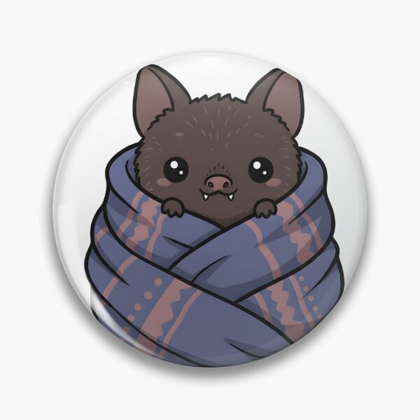 Item preview, Cute Bat Wrapped In Cozy Scarf  designed and sold by Biwbiwty.