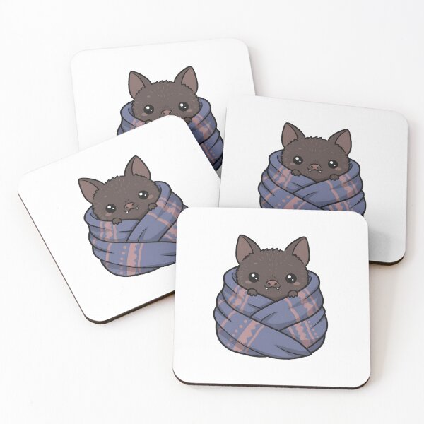 Item preview, Cute Bat Wrapped In Cozy Scarf  designed and sold by Biwbiwty.