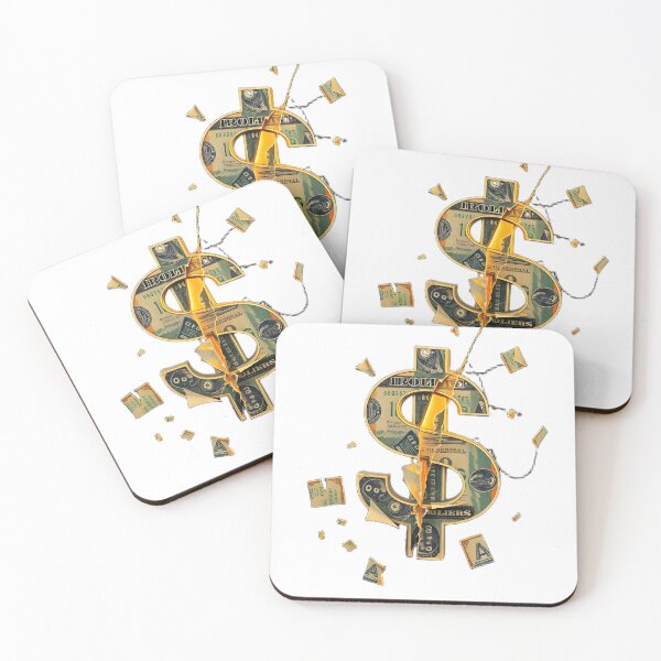 Item preview, Shattered Dollar – The Fragility of Wealth designed and sold by miletes17Studio.