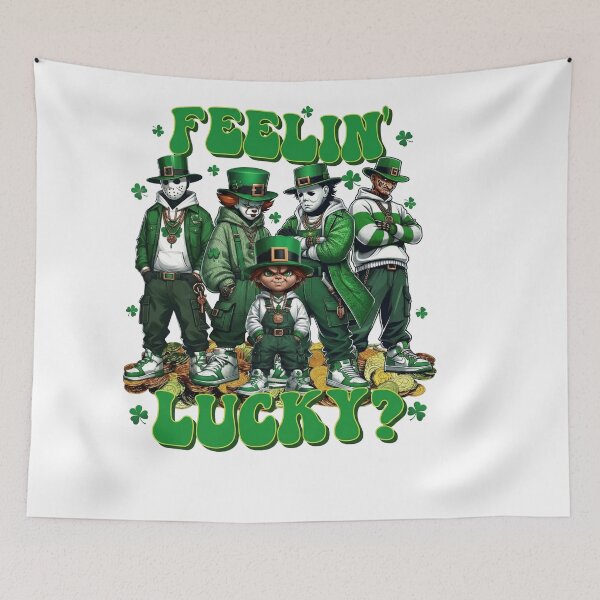 Item preview, Feelin Lucky St Patricks Day Horror Movie Feeling lucky designed and sold by RDGNR.