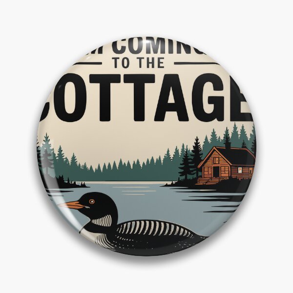 Artikelvorschau, Ich komme zum Cottage Hockey LGBT Canadian Wolf Bird Loon entworfen und verkauft von RDGNR.
